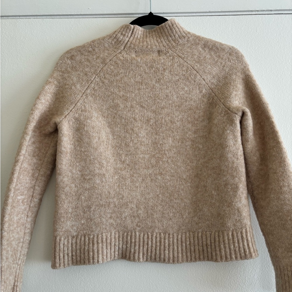 Banana Republic Camel Turtleneck Wool-Blend Sweater - Picture 4 of 4